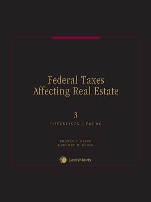 cover image of Federal Taxes Affecting Real Estate